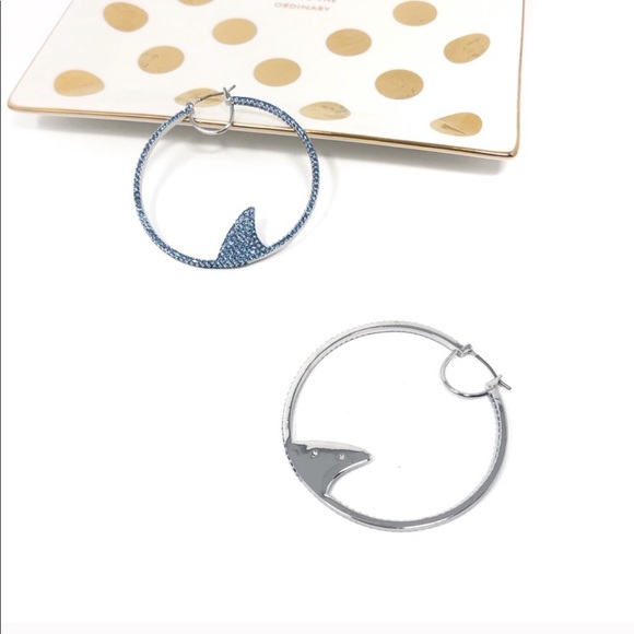NWT Kate Spade California Dreaming Shark Earrings - Picture 3 of 4
